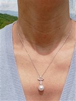 Halskette Utopia Dame PAVONE in Weißgold Perla 9.96 Ct PVP5BBD03 - PVP5BBD03